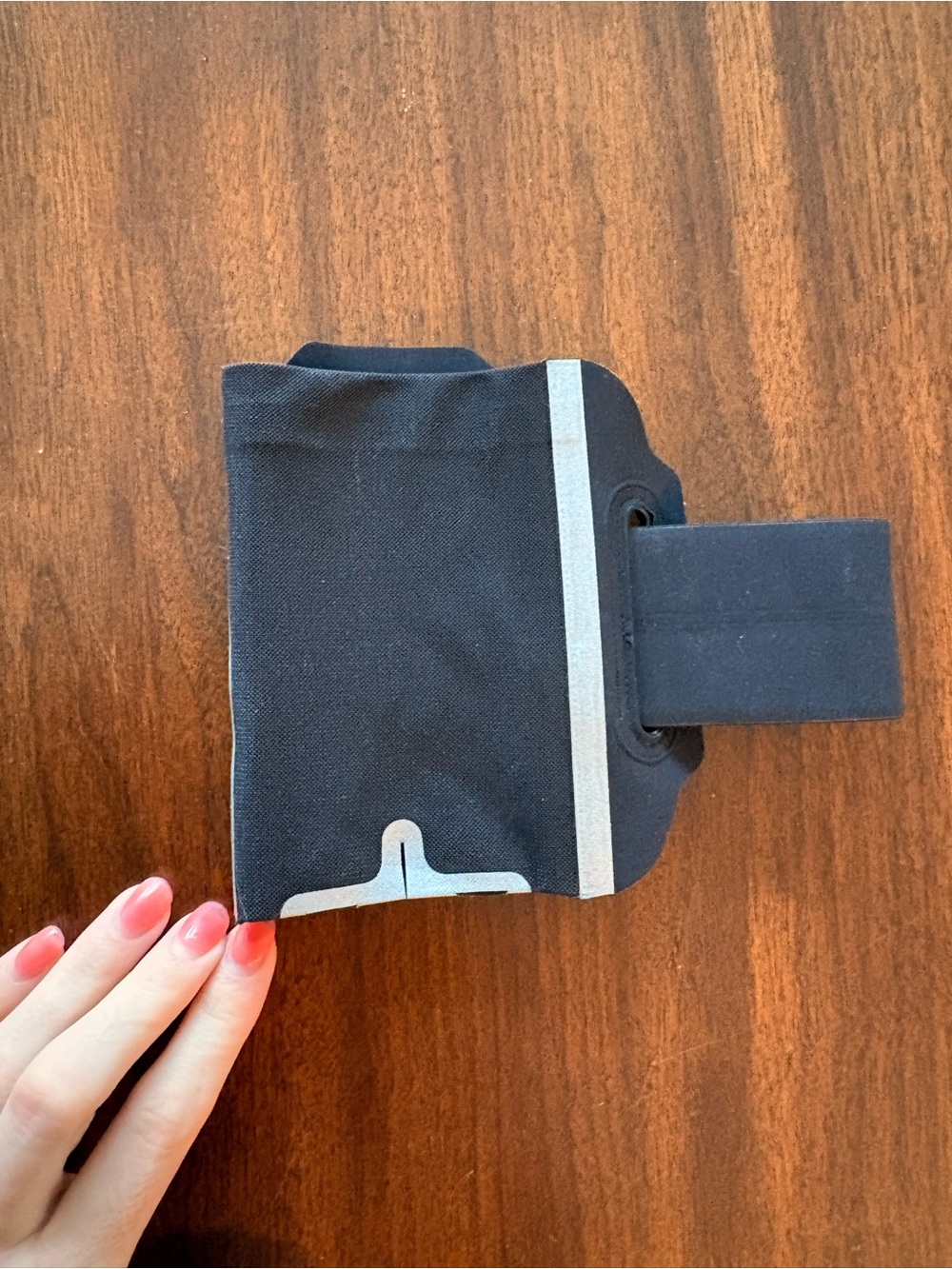Lululemon Fast and Free - Black Reflective Running Armband Size -L/XL